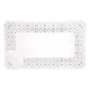 Carte Pizzo Rettangolari - 100pz