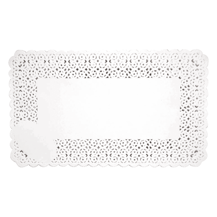 Carte Pizzo Rettangolari - 100pz