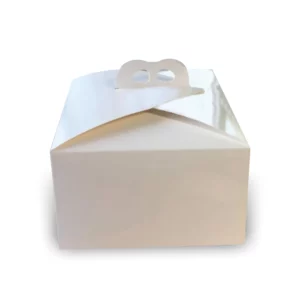Porta panettone bianco plastificato