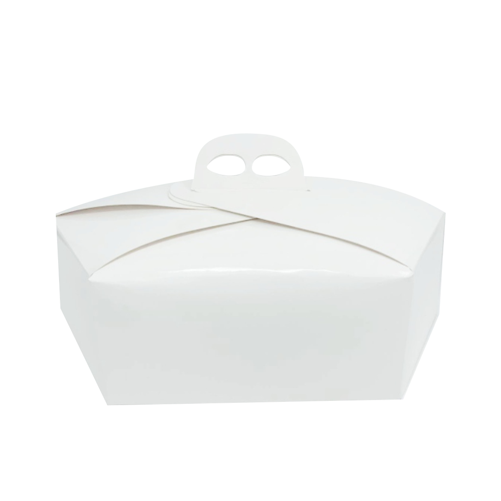 Porta Colomba Esagonale Bianco Lucido