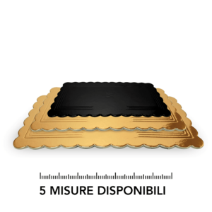 Tronchi oro/nero merlettati - 10 kg.